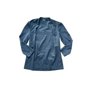 Lafayette 148 New York Black Square Neck Sweater Top S